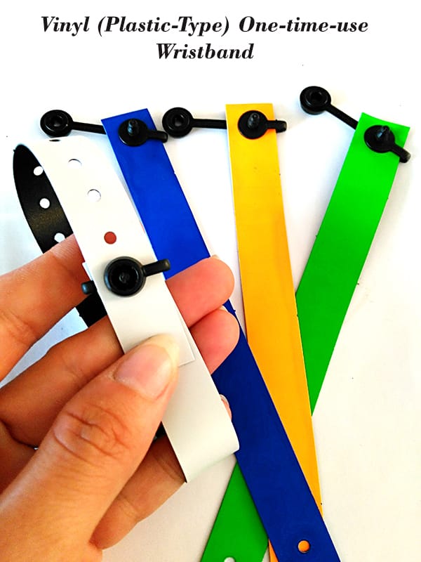 PVC Snap-lock Wristbands