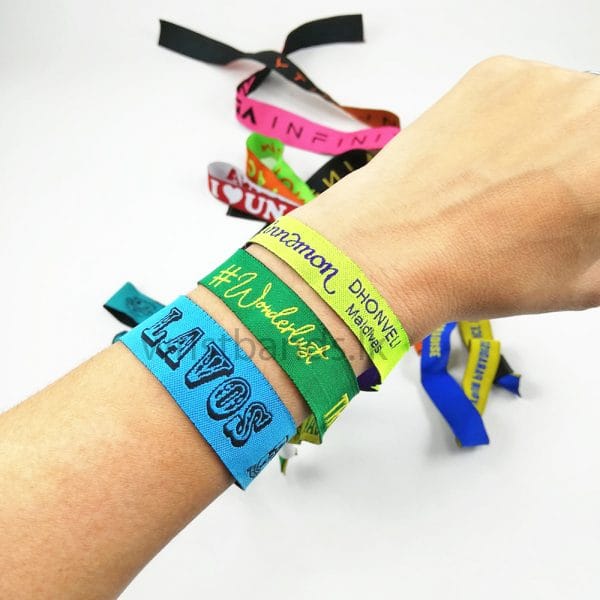 Fabric Woven Wristbands